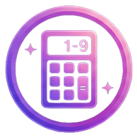 Lebenszahl Rechner - Taschenrechner Symbol